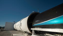 Virgin Hyperloop One has also set a historic test speed record of nearly 387 kilometers per hour (240 miles per hour, 107 meters per second) during its third phase of testing at DevLoop, the world’s first fullscale hyperloop test site. Virgin Hyperloop One has also set a historic test speed record of nearly 387 kilometers per hour (240 miles per hour, 107 meters per second) during its third phase of testing at DevLoop, the world’s first fullscale hyperloop test site.