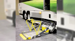 The heavy-duty Ricon Mirage F9TH under-floor wheelchair lift is designed to accommodate heavier loads, up to 800-pounds, including the latest motorized wheelchair models.
