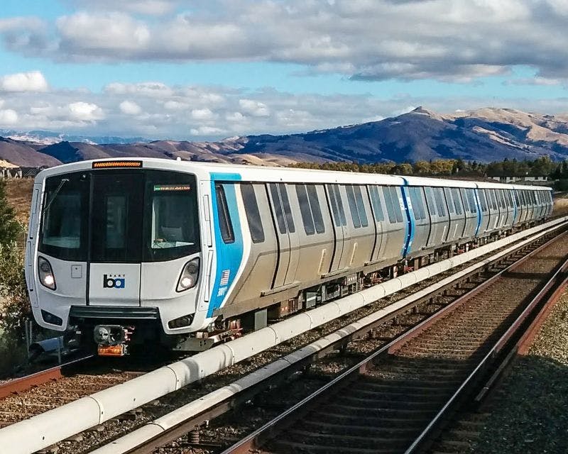 Bombardier has delivered new rail cars to BART.