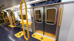 The R211 cars feature 58-inch wide door openings, which are eight inches wider than standard doors on existing cars.