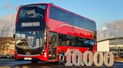 ADL celebrated it 10,000-bus milestone with executive Enviro400.