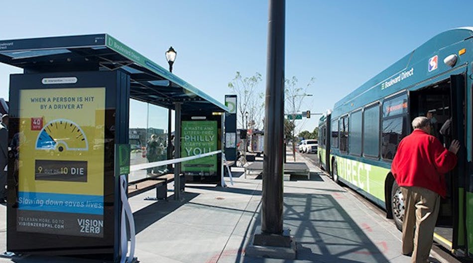 The SEPTA Direct Bus station on Roosevelt Boulevard.