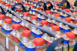 The rigid, steel structure of Ni-Cd supports sintered/PBE electrodes. This ensures a single cell will not break down in an open circuit and results in no corrosion of the steel plate structure. The rigid, steel structure of Ni-Cd supports sintered/PBE electrodes. This ensures a single cell will not break down in an open circuit and results in no corrosion of the steel plate structure.