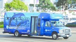 Bus utilizing the CLASS suspension systems. Bus utilizing the CLASS suspension systems.