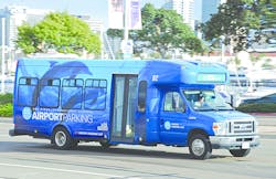Bus utilizing the CLASS suspension systems. Bus utilizing the CLASS suspension systems.