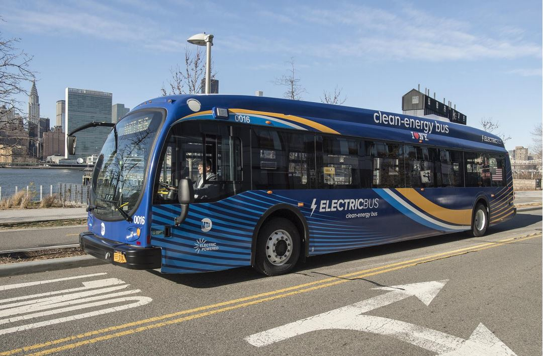 MTA is testing 10 new buses by Proterra and New Flyer with the hope of ordering an additional 60 all-electric buses.