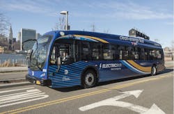 MTA is testing 10 new buses by Proterra and New Flyer with the hope of ordering an additional 60 all-electric buses. MTA is testing 10 new buses by Proterra and New Flyer with the hope of ordering an additional 60 all-electric buses.
