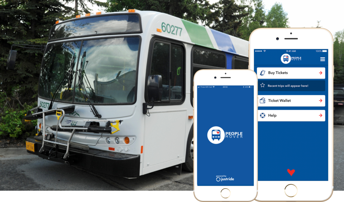 People Mover riders can now use their smartphones to purchase and display tickets.