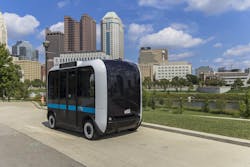 Olli by Local Motors, the World's first self-driving, cognitive, 3D-printed shuttle. Olli by Local Motors, the World's first self-driving, cognitive, 3D-printed shuttle.