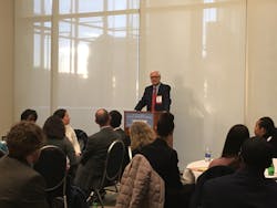 TRB Executive Director Neil Pedersen addresses the Minority Student Fellows at the TRB Annual Meeting. TRB Executive Director Neil Pedersen addresses the Minority Student Fellows at the TRB Annual Meeting.