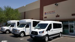 Schetky Bus and Van Sales announced that they have opened a new sales and service facility in Tolleson, Arizona. Schetky Bus and Van Sales announced that they have opened a new sales and service facility in Tolleson, Arizona.