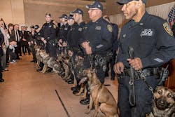 Thirteen canine and police officer teams graduated from Metropolitan Transportation Authority Police Department explosives detection and anti-terrorism training on January 31.