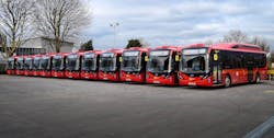 BYD ADL Electric Buses delivered for Route 153.