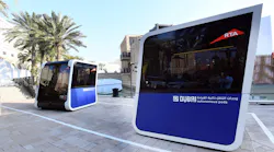 RTA's autonomous pods are designed to travel short and medium distances in dedicated lanes in Dubai.