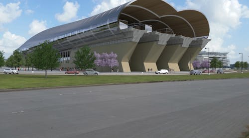 Conceptual renderings of the Texas Central Houston Station.