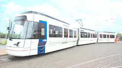 The Vamos GTZ8-B light rail vehicle.