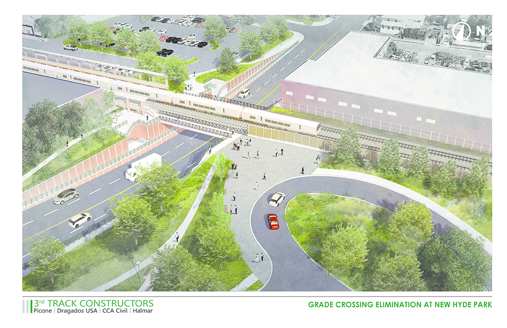 New LIRR Hide Park grade elimination.
