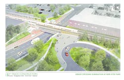 New LIRR Hide Park grade elimination. New LIRR Hide Park grade elimination.