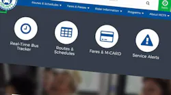 In the year since the new site was launched, Real-Time Bus Tracking has been used 11.5 million times and more than 226,000 trips were planned.