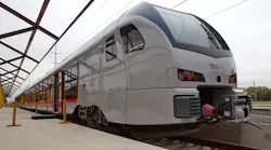 The contract for delivery of eight FLIRT trains was signed in June 2015. The multiple unit trains, powered by diesel-electric propulsion, will soon be used for travel on the TEXRail line between Fort Worth and Dallas/Fort Worth International Airport's Terminal B.