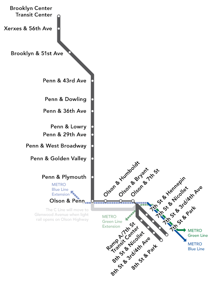 Metro Transit C Line Groundbreaking Sets Stage For Opportunity Mass Transit