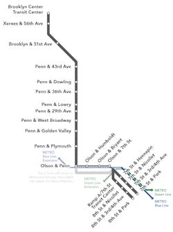 Metro C Line map.