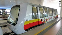 The contract's scope covers the supply of 19 new Bombardier INNOVIA APM 300 automated people mover cars. The contract's scope covers the supply of 19 new Bombardier INNOVIA APM 300 automated people mover cars.