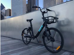 CycleHop has announced the HOPR electric bicycle, the first e-bike designed for bike share programs that includes electric drive capabilities. CycleHop has announced the HOPR electric bicycle, the first e-bike designed for bike share programs that includes electric drive capabilities.