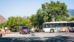 The Roaring Fork Transportation Authority has been in operation since 1983, and functions as a Regional Transportation Authority in the communities of Aspen, Snowmass Village, Pitkin County, Basalt, and a portion of Eagle County, Carbondale, Glenwood Springs and the newest member New Castle. The Roaring Fork Transportation Authority has been in operation since 1983, and functions as a Regional Transportation Authority in the communities of Aspen, Snowmass Village, Pitkin County, Basalt, and a portion of Eagle County, Carbondale, Glenwood Springs and the newest member New Castle.