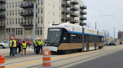 The first streetcar arrived in downtown Milwaukee on Monday, March 26.