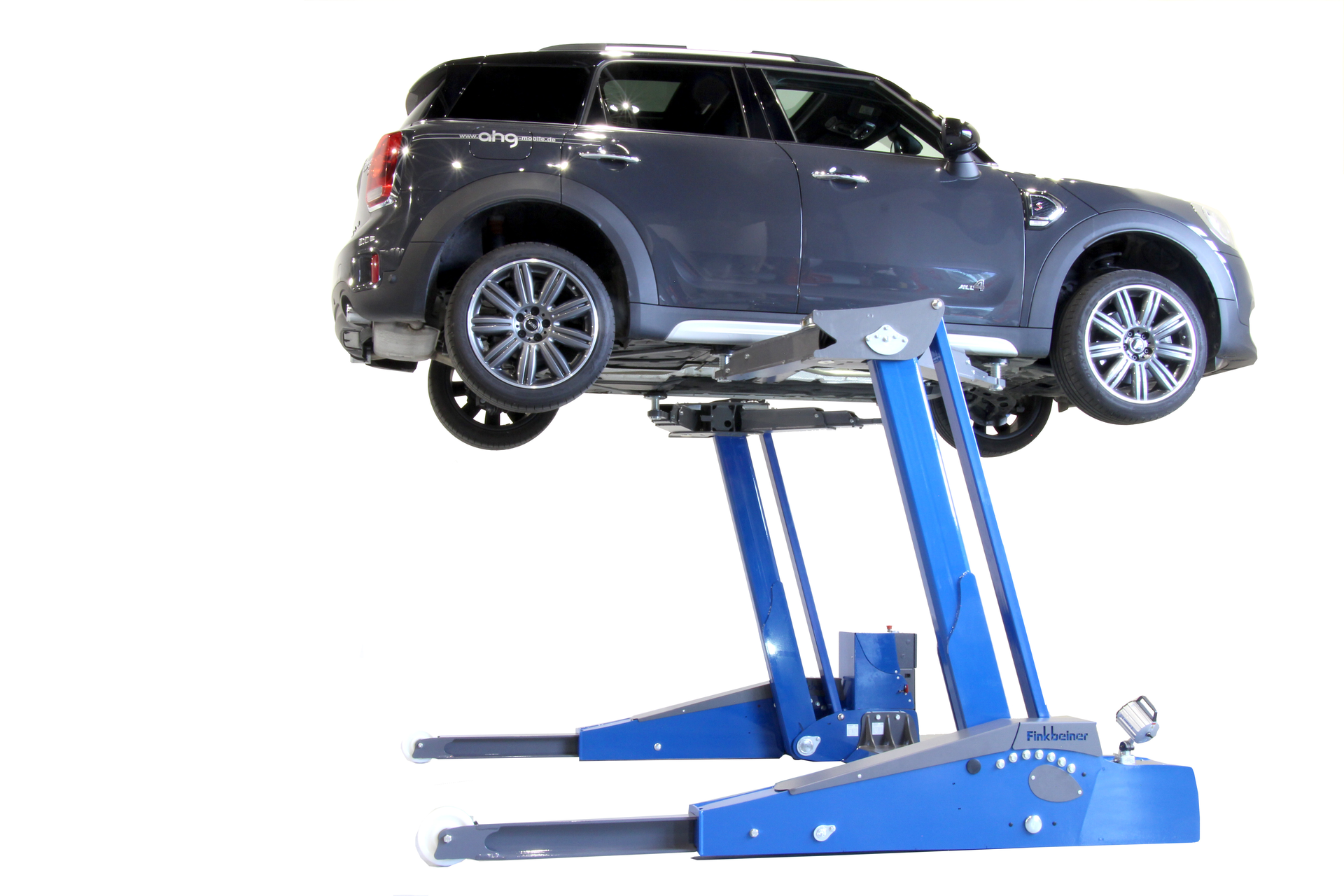 MAHA has introduced the Mobile 2-Post Lift.