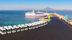BYD launched Northeast Asia’s largest pure electric bus fleet in Jeju Island, South Korea. BYD launched Northeast Asia’s largest pure electric bus fleet in Jeju Island, South Korea.