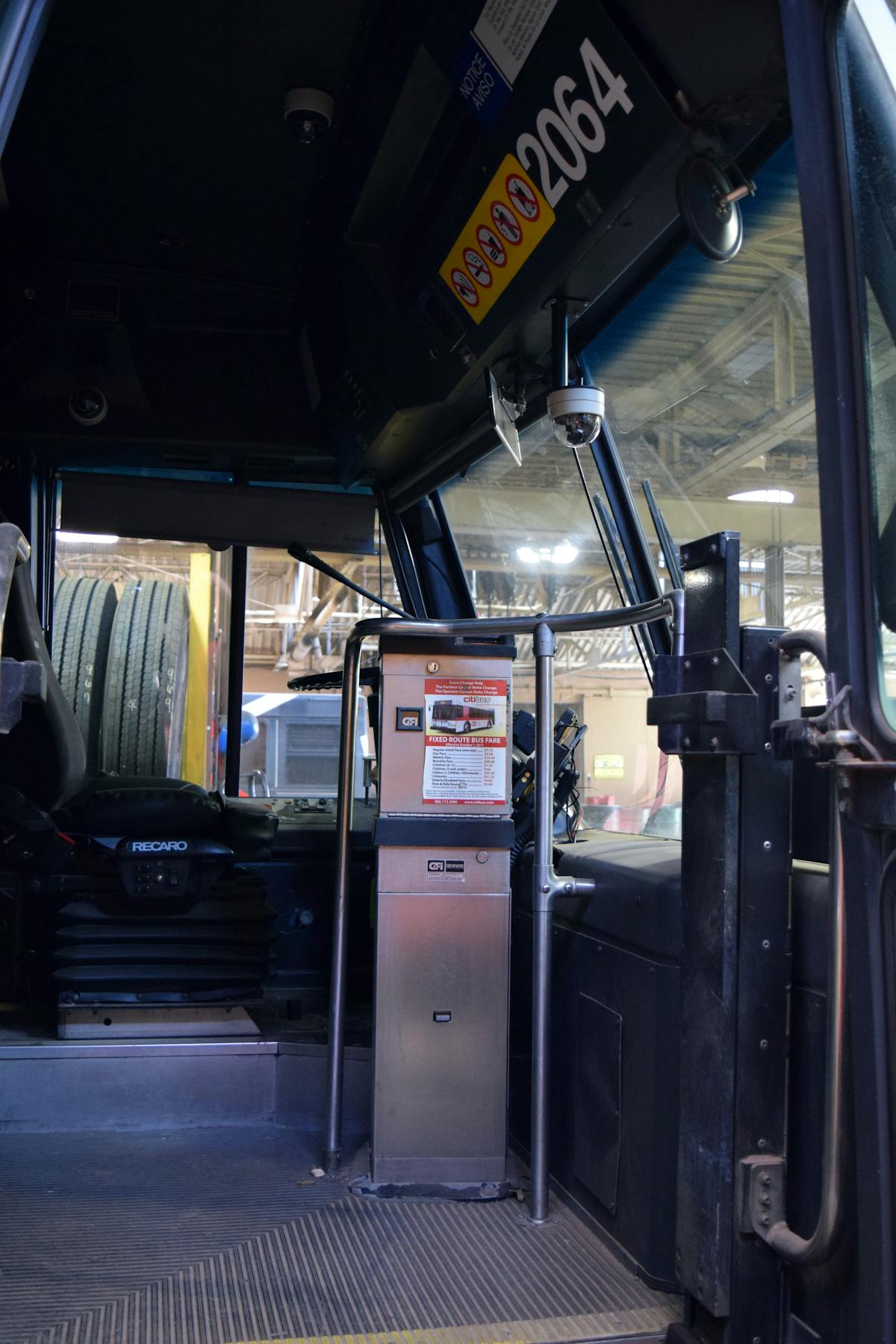 Citibus has installed cameras on all fixed-route buses, including six inside the vehicle.