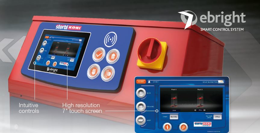 Stertil-Koni ebright Smart Control System.