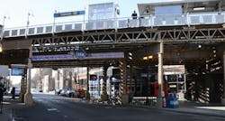 The Chicago Transit Authority has unveiled new, interactive public artwork at the Damen Blue Line station, the latest CTA station to receive unique artwork. The Chicago Transit Authority has unveiled new, interactive public artwork at the Damen Blue Line station, the latest CTA station to receive unique artwork.