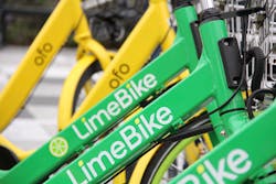 LimeBike bikes share is now available in St. Louis. LimeBike bikes share is now available in St. Louis.
