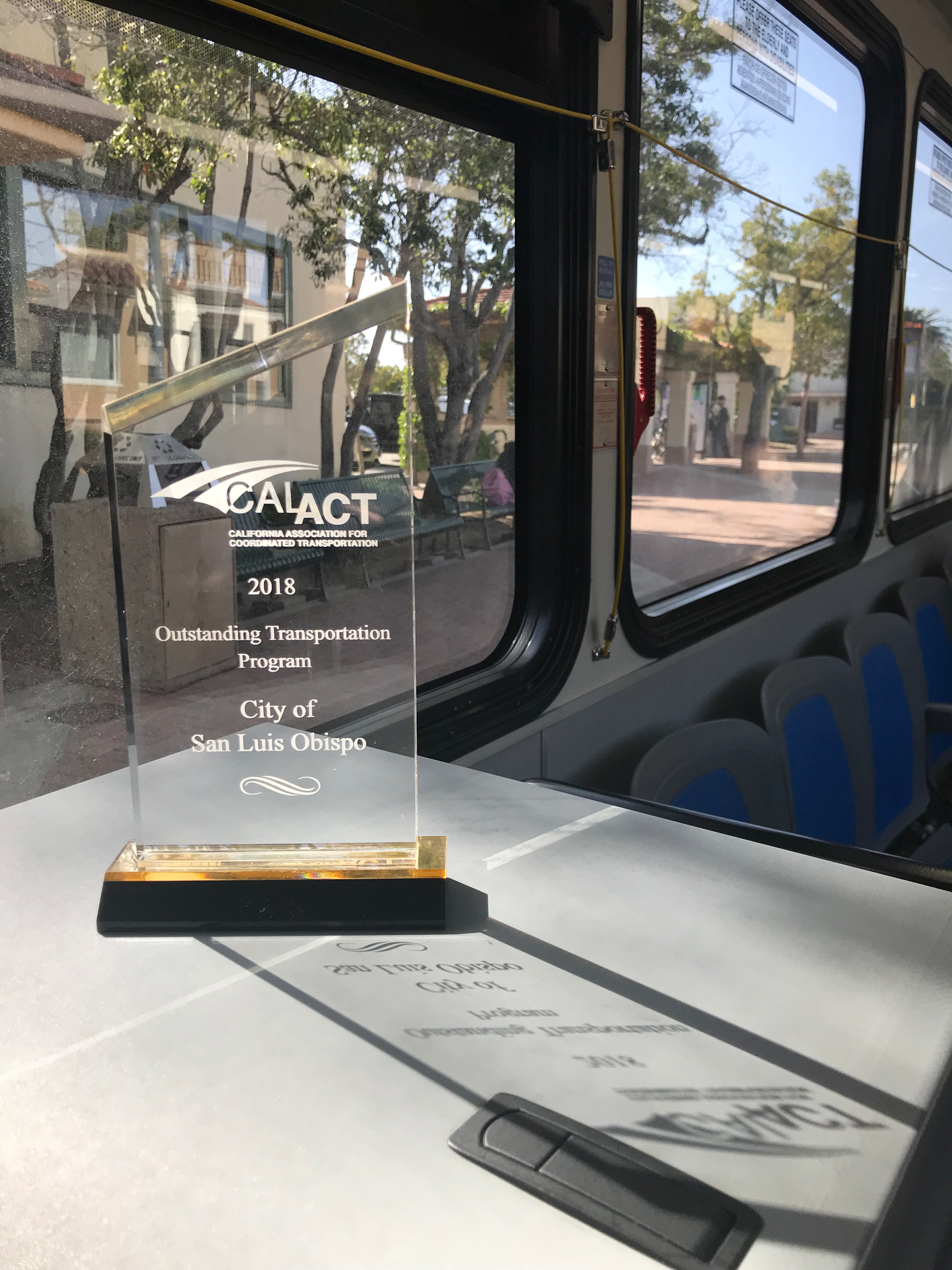 CalACT named SLO Transit the Outstanding Transportation Agency for 2018.