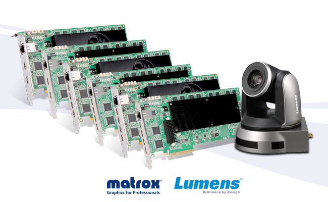 Matrox and Lumens have announced the compatibility of their Secure Reliable Transport (SRT) ready products.