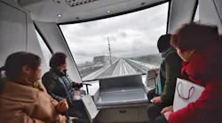 The new line is notably a driverless rubber-tire Automated People Mover (APM) system.