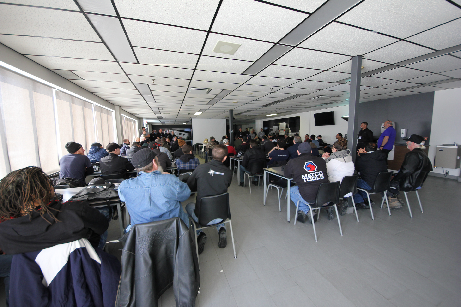 The turnout for the training was the largest since Prevost founded the vital program 18 years ago.