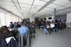 The turnout for the training was the largest since Prevost founded the vital program 18 years ago. The turnout for the training was the largest since Prevost founded the vital program 18 years ago.