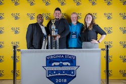 GLTC’s maintenance team of Scott Poindexter, Jeremy Branham and Johnnie Birch and Assistant General Manager Amanda Richardson. GLTC’s maintenance team of Scott Poindexter, Jeremy Branham and Johnnie Birch and Assistant General Manager Amanda Richardson.