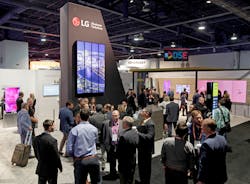 LG Electronics USA showcased advanced digital signage solutions at the 2018 Digital Signage Expo.