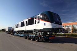 Alstom has shipped the first trainset for Panama metro line.
