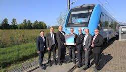 Alstom’s Coradia iLint has won the GreenTec Award 2018 in the category Mobility by Schaeffler. Alstom’s Coradia iLint has won the GreenTec Award 2018 in the category Mobility by Schaeffler.