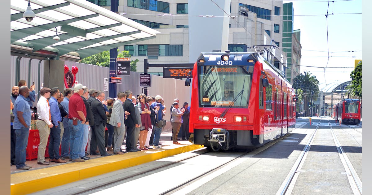 New Courthouse Trolley Station Opens in San Diego Mass Transit
