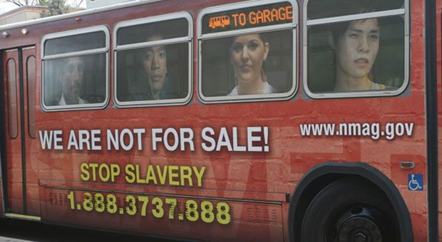 The New Mexico attorney general's office worked in concert with the transit agency on a public awareness campaign.