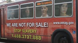 The New Mexico attorney general's office worked in concert with the transit agency on a public awareness campaign. The New Mexico attorney general's office worked in concert with the transit agency on a public awareness campaign.