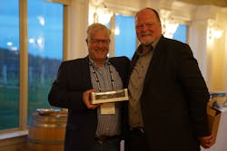 Tim McCullagh, director of-operations for Kincaid Coach was the very lucky winner of the NASCAR drawing. Tim McCullagh, director of-operations for Kincaid Coach was the very lucky winner of the NASCAR drawing.