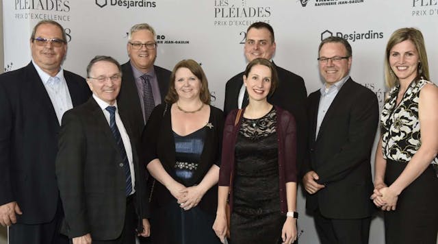 Prevost won the award in the &ldquo;Outstanding performance outside Quebec&rdquo; category at the Pl&eacute;iades Gala organized by the L&eacute;vis chamber of commerce.